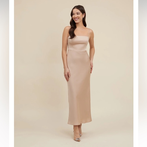 Park and Fifth Maxine Dress Gold - Picture 1 of 5